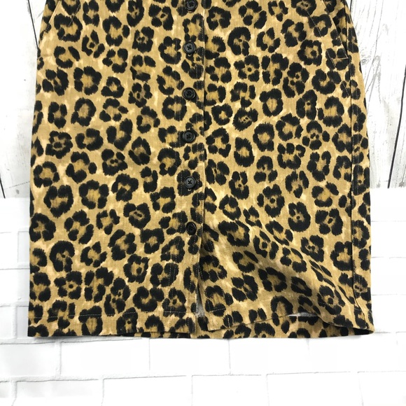 Ralph Lauren Leopard Animal Print Skirt Sz 2P - Picture 5 of 5